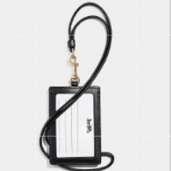 NWT Coach ID Lanyard Badge Card Holder Wild Heart - Picture 2 of 2